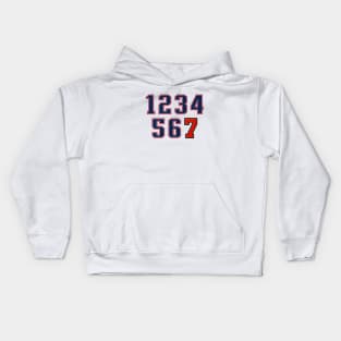 7 Rings - white 2 Kids Hoodie